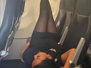 Explore AirhosstesElla, she wants to masturbate for you AirhosstesElla from Streamate